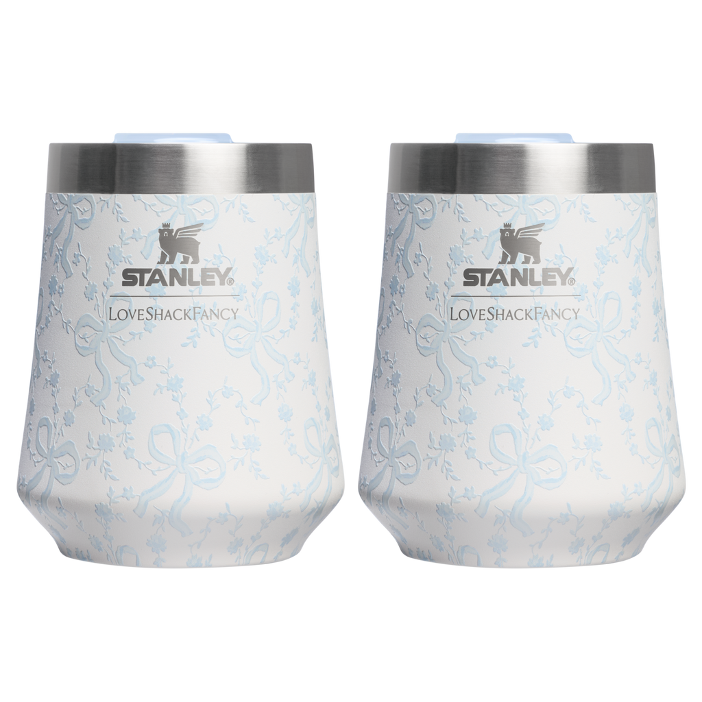 LoveShackFancy Holiday The Reserve Wine Tumbler Set | 11 OZ (2-pack)